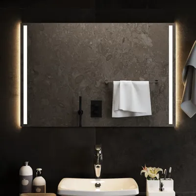 Led Зеркало для ванной комнаты 90x60 см купить недорого — выгодные цены,  бесплатная доставка, реальные отзывы с фото — Joom