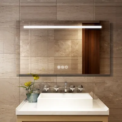 Зеркало для ванной в раме Hartmut Glam Lighted Mirror 70x50 см