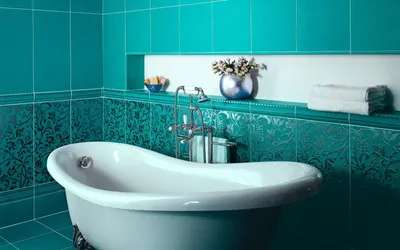 Плитка для ванной комнаты - фото лучших новинок плитки для ванной комнаты