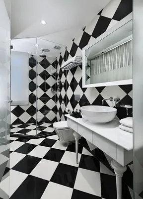 Черная плитка в ванной: 50+ фото, отделка пола, стен, ниш, столешницы,  душевой