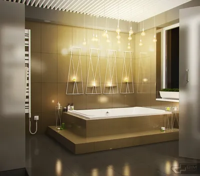 Красивые светильники в ванную комнату - 74 фото