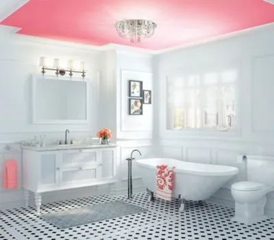 Потолок в ванной комнате: дизайн, материалы, варианты - archidea.com.ua