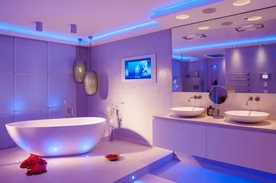 Освещение в ванной комнате - Плитка для ванной