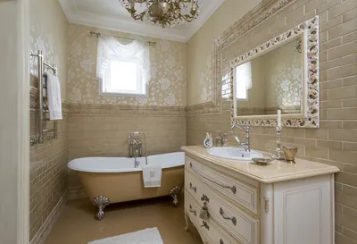 Дизайн ванной комнаты в обычной квартире - 74 фото