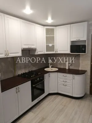 Угловая кухня \"Тамара арт.1\" мдф по цене от 13 400 руб. от производителя  «Аврора Кухни»