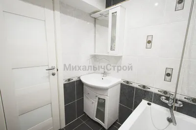 Фото кап ремонта ванной 6 м2 - от \"МихалычСтрой\"