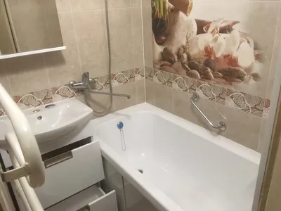 Ремонт ванной комнаты 137 серии 1,7 х 1,52 | Стильные Ванные