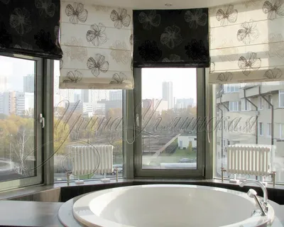 Шторы для ванной комнаты, фото штор на окна в ванную комнату