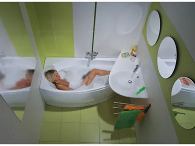 Дизайн обычной ванны в квартире - Ремонт квартир фото