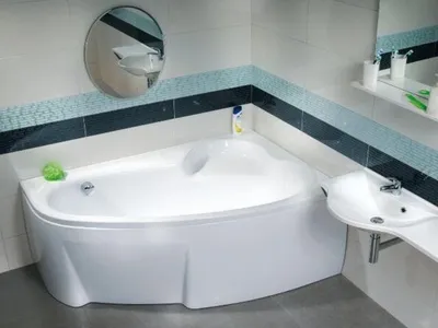 Преимущества угловой ванны для небольшой комнаты - archidea.com.ua