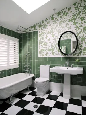 Бирюзовая ванная комната дизайн - 68 фото