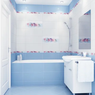Ванная комната бело голубая в интерьере (69 фото) - красивые картинки и HD  фото
