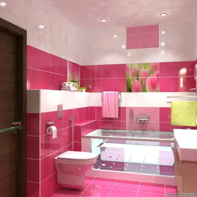 Розовая ванная | Дизайн ванной комнаты | Школа ремонта. Ремонт своими  руками. Советы профессионалов
