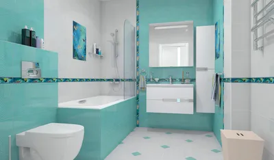 Бирюзовая плитка для ванной (42 фото): плюсы и минусы цвета для ванной  комнаты, советы по выбору керамической плитки с оттенком бирюзы