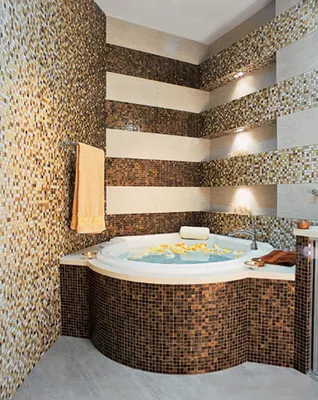 мозаика в интерьере ванной комнаты фото Дизайн ванной комнаты Интерьер  Ванной Отделка ванной комнаты Оформление ванной … | Интерьер ванной комнаты,  Дизайн, Интерьер