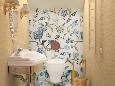 Мозаичное панно для ванной комнаты Flowers - Панно из мозаики