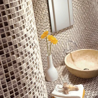 Мозаика снова популярна! Как выбирать и где использовать? Примеры стильных  решений для ванной и кухни