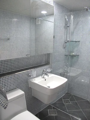 Маленькая плитка в ванной комнате - 4 крутых идеи (ФОТО) - archidea.com.ua