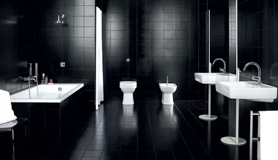 Черно-белая ванная комната из проекта квартиры ЖК Vogue в Минске. Площадь -  6.6 кв. метров⠀… | Черно-белые ванные комнаты, Роскошная ванная, Ремонт  небольшой ванной