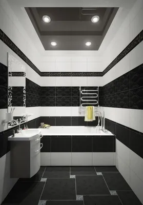 Ванная комната в черно-белом цвете – Газета \"Право\"