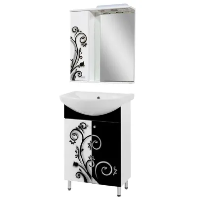 чёрно-белая ванная комната с душем Стоковое Фото - изображение  насчитывающей дверь, дом: 220681696