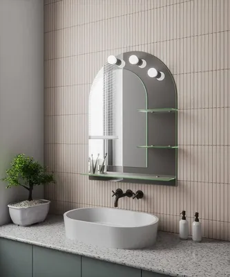 На какой высоте вешать зеркало в ванной комнате - ХФЗИ