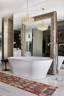Зеркало в ванную комнату: 73 фото идей размещения больших зеркал