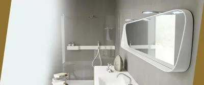 Зеркало в ванную комнату недорого купить с подсветкой