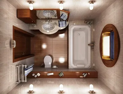 Дизайн ванной комнаты с окном +75 фото примеров