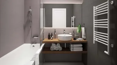 2023 ВАННЫЕ фото интерьер ванной комнаты с отдельно стоящей ванной возле  окна , Киев, Yunakov Architecture \u0026 Design