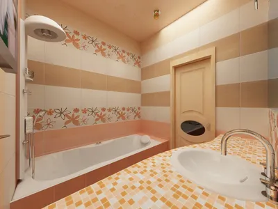 Дизайн ванных комнат: облицовка плиткой стен и пола | DomoKed.ru