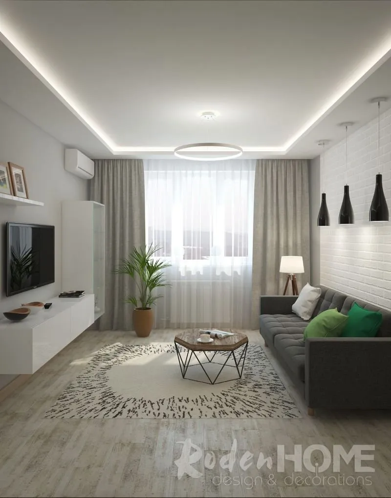 Дизайн-проекты двухкомнатных квартир в стиле минимализм