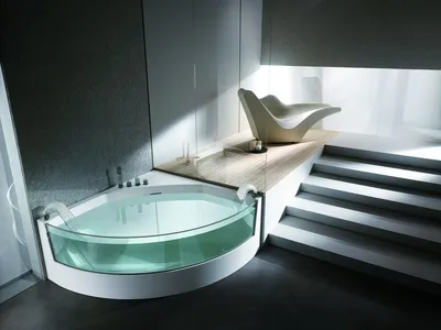 Стеклянная ванна в интерьере - стильный элемент ванной комнаты | Компания  «АРХИ ГЛАСС»