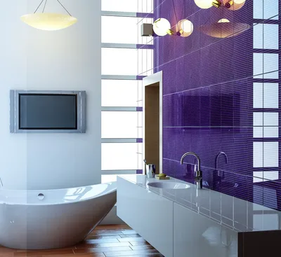 Стеклянные панели для стен в ванной - 71 фото