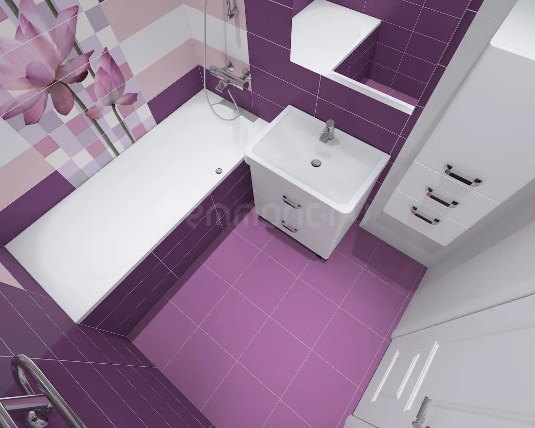 Ванная комната в фиолетовых цветах: 50 идей на фото дизайна интерьера от пластиковыеокнавтольятти.рф | пластиковыеокнавтольятти.рф