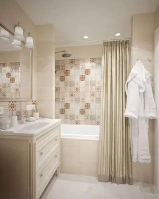 Бежевая ванная: секреты и правила дизайна (48 фото) | Дизайн и интерьер ванной  комнаты