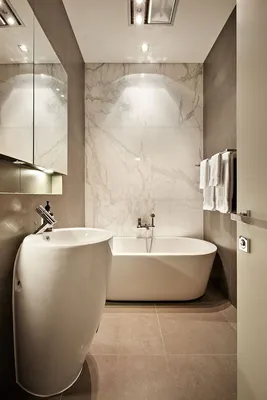 Дизайн ванной комнаты в бежевых тонах: 75 фото идей