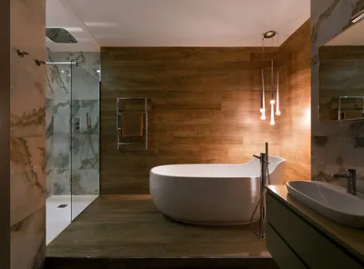Фото отделки ванной комнаты пластиковыми панелями: идеи дизайна