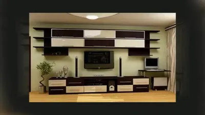 Современные стенки горки в гостиную — фото разных моделей