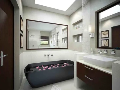 Как расположить ванные комнаты в частном доме и какие идеи использовать –  Интерьер Плюс