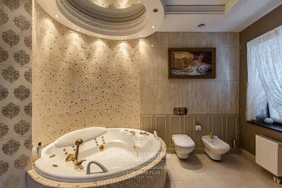Дизайн ванной комнаты с ванной или душевой - 100 фото идей | Гудвилл-Строй