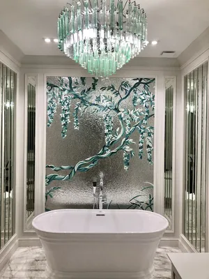 Утонченный дизайн ванной в стиле контемпорари ⋆ Студия дизайна элитных  интерьеров Luxury Antonovich Design