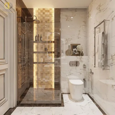 Ванная комната с отделкой под мрамор – Marvel Shine - Atlas Concorde