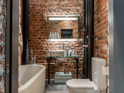 Ванная комната в стиле Лофт - приёмы и хитрости | OILS-MARKET.RU