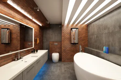 Ванная в стиле лофт: особенности ванной комнаты, фото - ЕвроСпецПол
