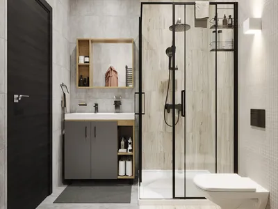 Стиль лофт в спокойном пространстве ванной – готовое решение в  интернет-магазине Леруа Мерлен Москва
