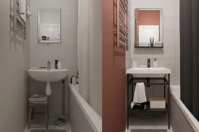 Обновление ванной комнаты в стиле лофт – готовое решение в  интернет-магазине Леруа Мерлен Москва