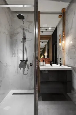 Ванные комнаты в стиле лофт –135 лучших фото-идей дизайна интерьера ванной  | Houzz Россия