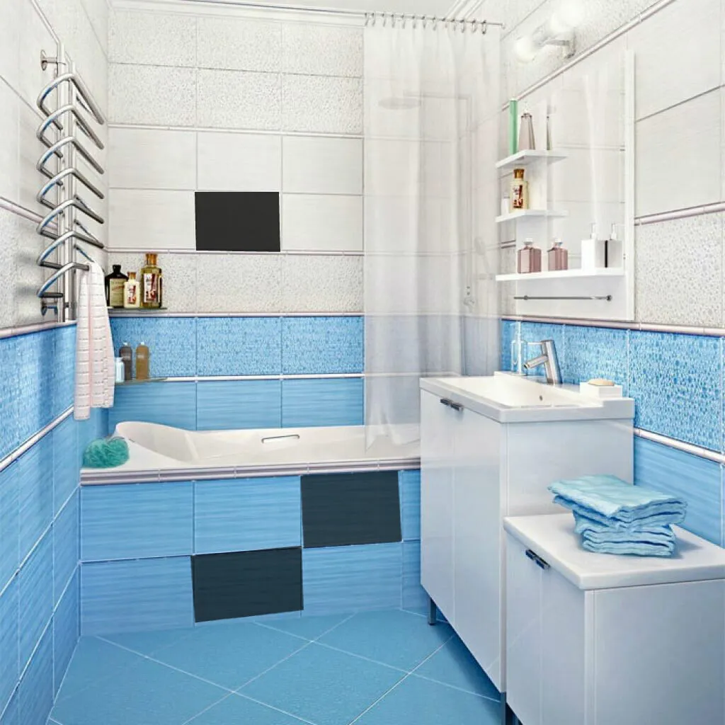 Какую ванную лучше купить плитку. Плитка в маленькую ванную. Голубая плитка для ванной комнаты. Ванная в голубых тонах. Плитка для маленькой ванной комнаты.