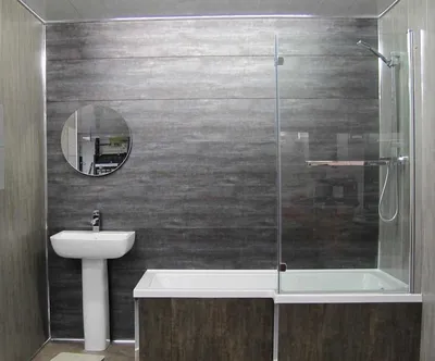 Виниловые панели для стен ванной комнаты - 55 фото